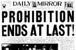 Prohibition Ends at Last!